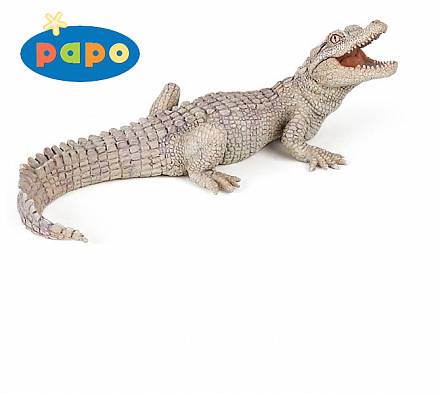 Игровая и коллекционная фигурка - Белый крокодильчик 